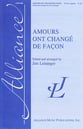 Amours Ont Change de Facon SATB choral sheet music cover